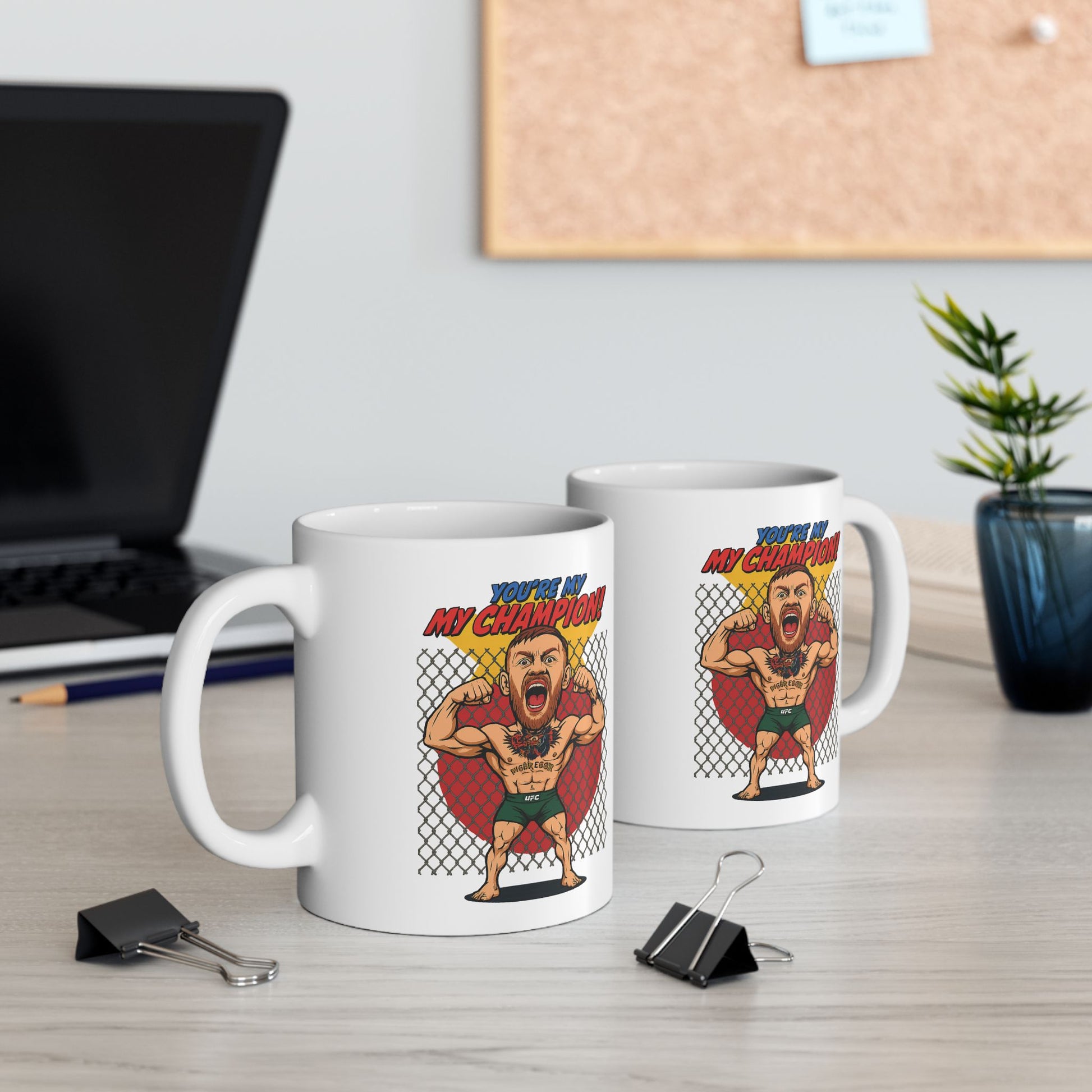 You're My Champion Ceramic Mug - Perfect Gift for Father's Day, Birthday, Coffee Lovers, Fun Gift for Dads, 11oz and 15oz Options