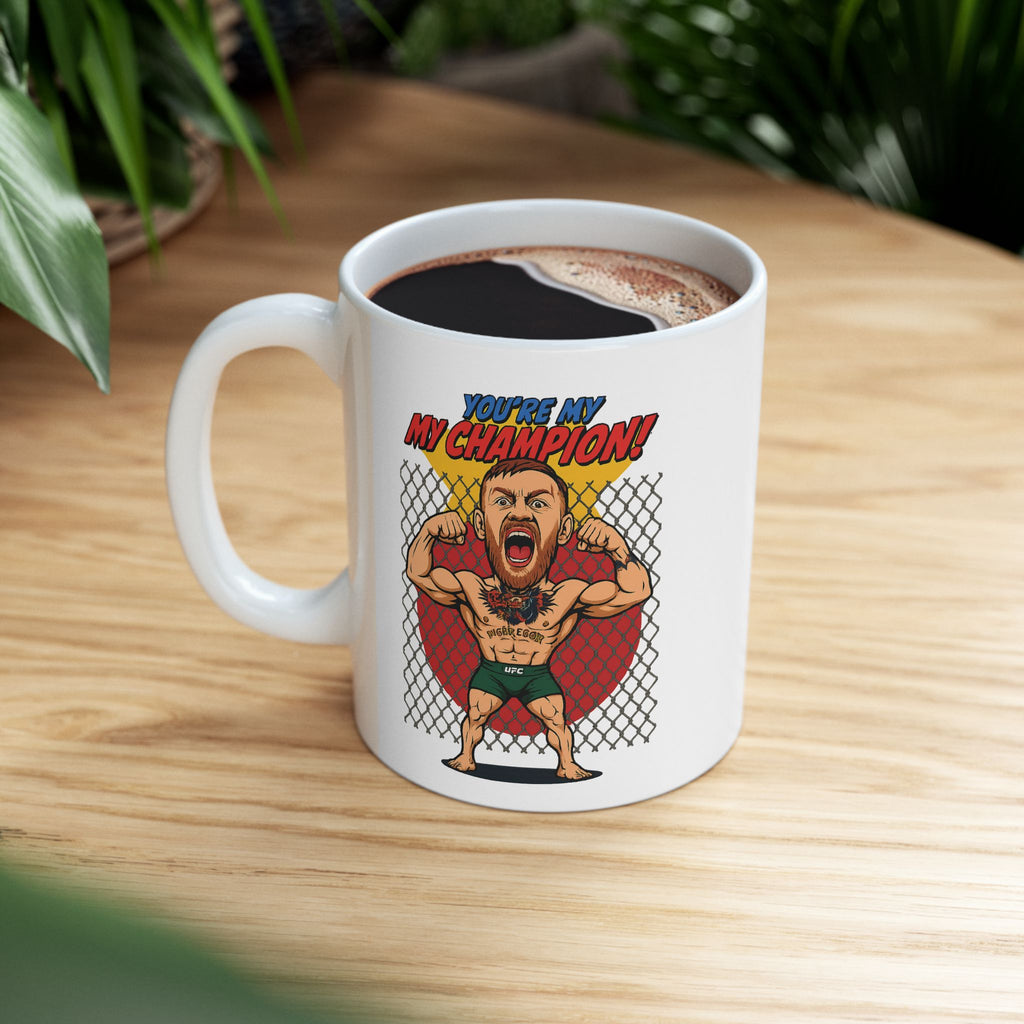 You're My Champion Ceramic Mug - Perfect Gift for Father's Day, Birthday, Coffee Lovers, Fun Gift for Dads, 11oz and 15oz Options