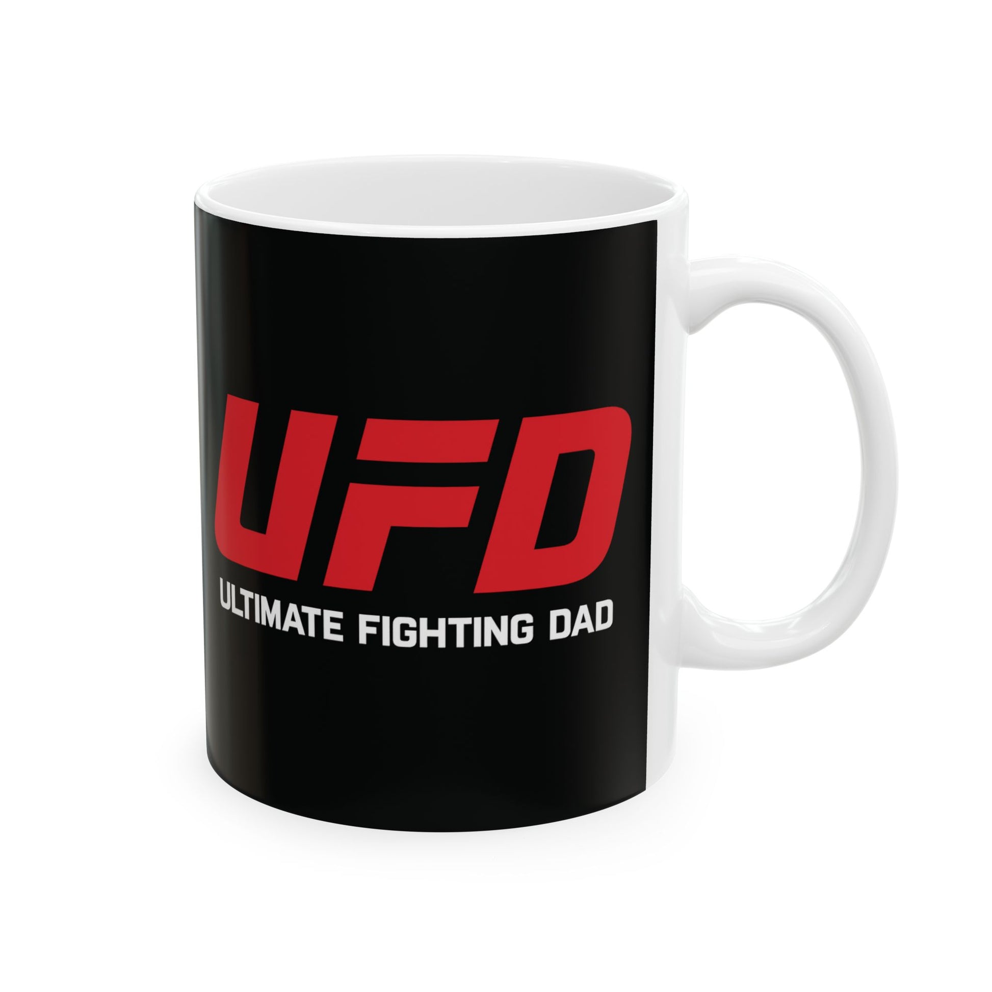 Ultimate Fighting Dad Ceramic Mug - Perfect Gift for Father's Day, Birthday, Coffee Lovers, Fun Gift for Dads, 11oz and 15oz Options