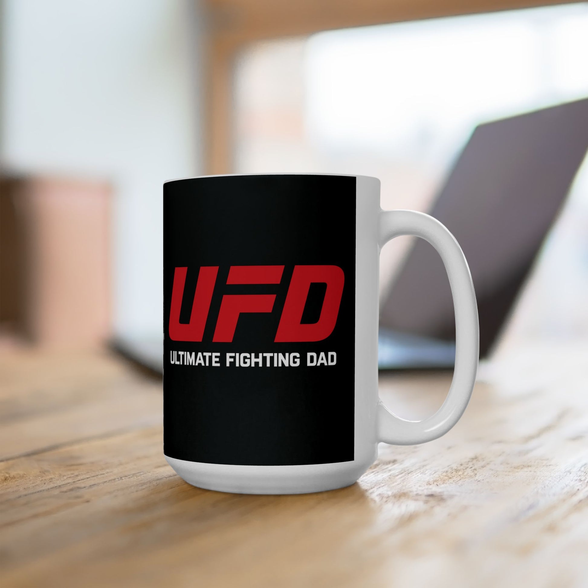 Ultimate Fighting Dad Ceramic Mug - Perfect Gift for Father's Day, Birthday, Coffee Lovers, Fun Gift for Dads, 11oz and 15oz Options
