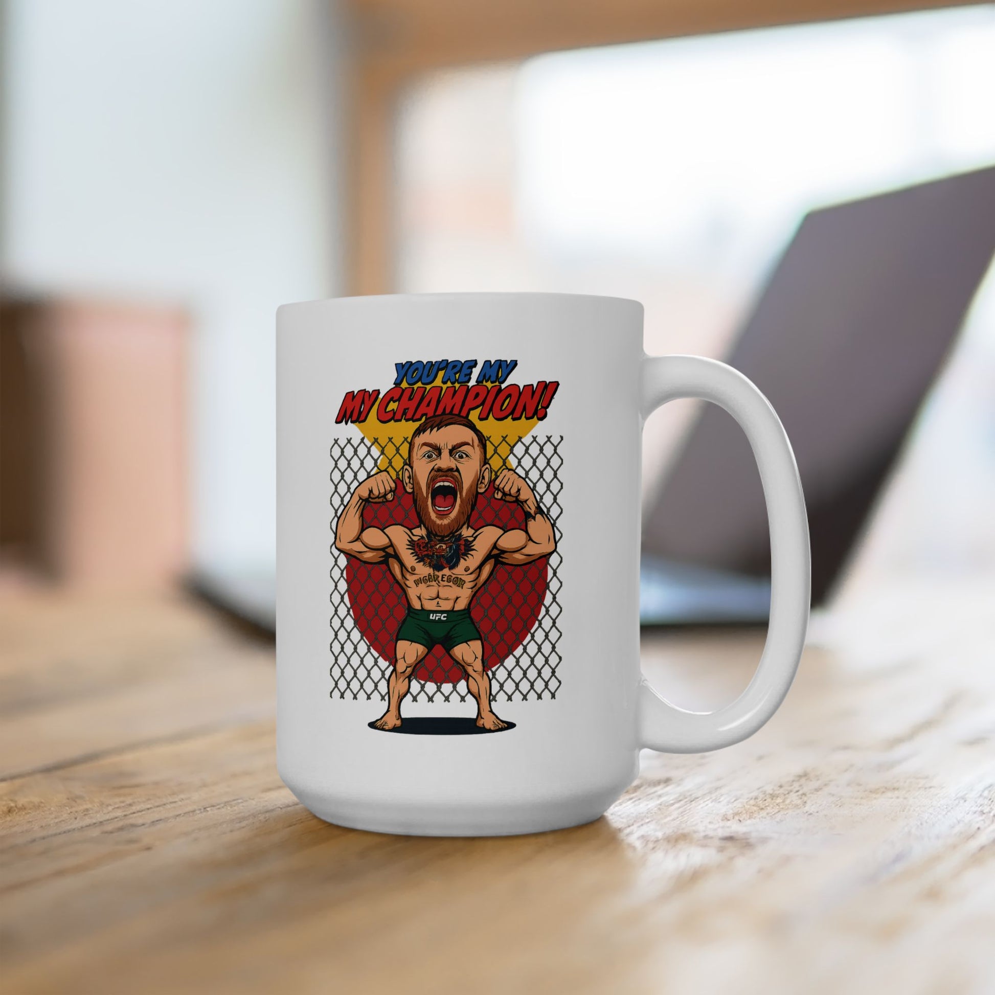 You're My Champion Ceramic Mug - Perfect Gift for Father's Day, Birthday, Coffee Lovers, Fun Gift for Dads, 11oz and 15oz Options